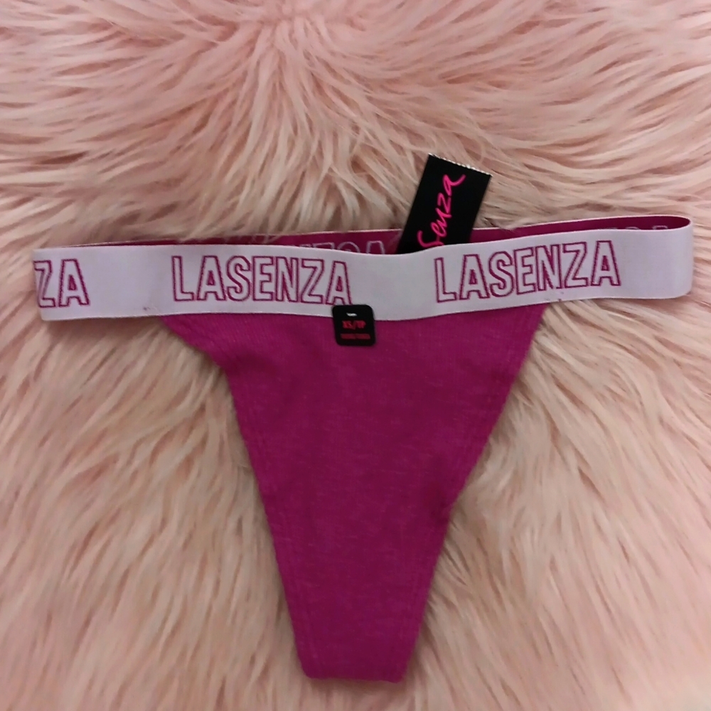 Brand New LA SENZA WIDE-WAISTBAND LOGO THONG-XS